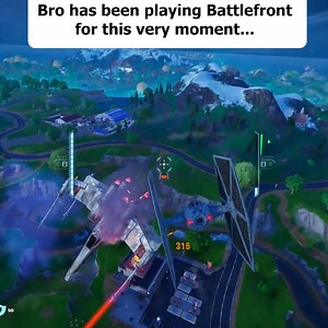 When the Battlefront experience pays off in Fortnite 😂 | Fortnite Hub