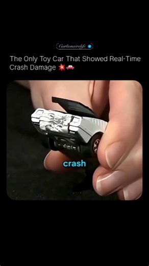 @carlionairelife on Instagram: "In the 1980s a new kind of Hot Wheels car hit the shelves. It was called Crack Ups and it changed playtime forever. These cars were made to crash. Each one had a clever spring panel built into it. When the car hit something the panel would flip over to show dents and scratches. It looked like real crash damage. Kids loved the surprise of every collision. They would send the cars racing into walls and furniture just to see the panels flip. It turned crashing into t