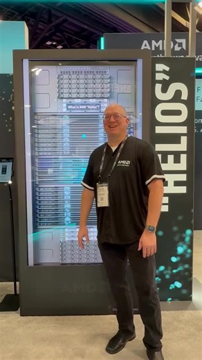 The AMD Helios Rack solution, built on the Open Compute Project (OCP) framework and leveraging the Open Rack Wide (ORW) form factor, is designed to support open interconnect standards such as UALink… | Bhanu Prakash Dixit