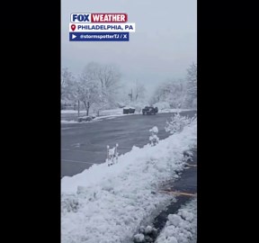 Philadelphia endured intense winter weather conditions this weekend