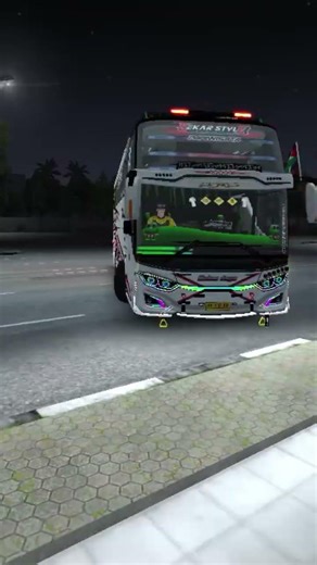 bus full strobo 🤙#bussimulatorindonesia