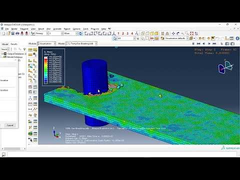 Simulation ice breaking by using brittle damage criterion in Abaqus