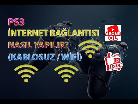 PS3 İnternete Nasıl Bağlanır (Wifi/Kablosuz)