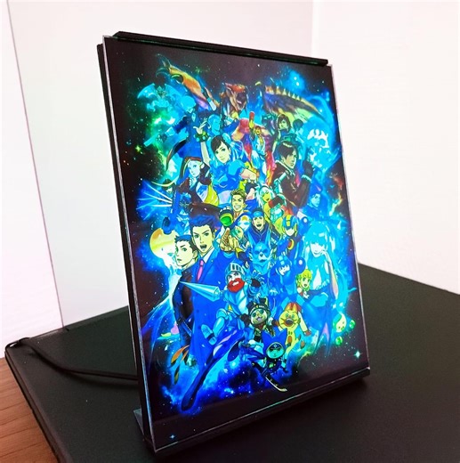 Capcom All-stars Anniversary Neon Lamp | Gaming Setup Decor With Connected Remote Control | Aura Box Ryu Mega Man Dante | Gamer Gift | 15x20cm - Etsy