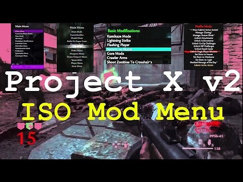 Call of Duty World at War Project X v2 ISO Mod Showcase