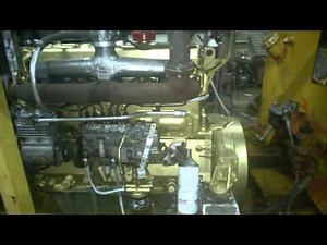 Motor Daf DD575 van Werklust shovel