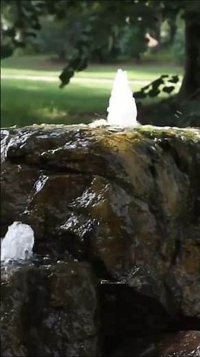 Add a bubbling boulder fountain to your landscape!