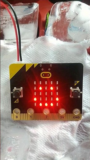 Proyecto en makecode Microbit 🤖 Sensor se temperatura #aulasteam #microbit #coding