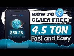 How to Get 4.5 TON Daily - Ton Mining Website - Ton Mining Telegram Bot - Ton Mining App - Free Ton
