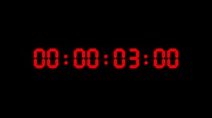 Download One Minute Digital Countdown Animation for free