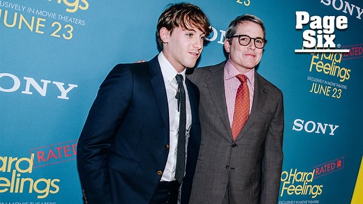 Sarah Jessica Parker's son James makes rare appearance with dad Matthew Broderick on red carpet