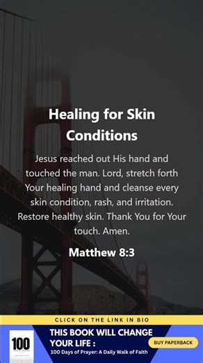 Healing for Skin Conditions
