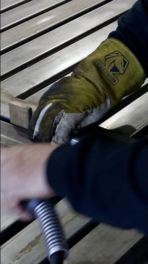 Installing weld on gate hinges #metalgate #customgate #welder #jimbosgarage #customgate