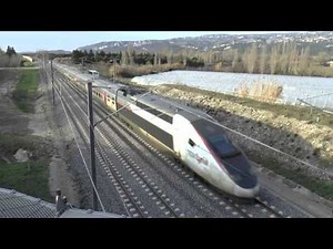 High speed TGV, the new livery of Eurostar on France