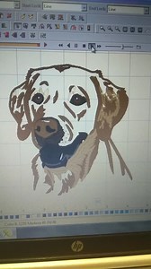 Labrador Dog Embroidery Designs, Machine Embroidery Pattern, Download, Ukraine Shops, Cute Dog Labi Face Scheme, Colorful Animal, Dog Breed - Etsy