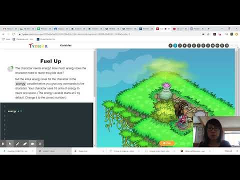 Tynker/Python 101: Variables