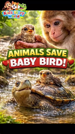 Real Animal Rescue: Turtle Saves Baby Bird