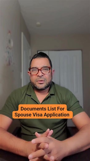Bobby Americawala on Instagram: "Documents List For Spouse Visa Application #bobbyamericawala #spousevisa #Trump"