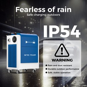 [Hot Item] SETEC POWER IP54 movable 30kw Ev Charger waterproof DC EV Charging station