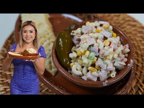 A Classic MEXICAN MACARONI SALAD, this ENSALADA DE CODITOS is a Must-Have Dish for Every BBQ!
