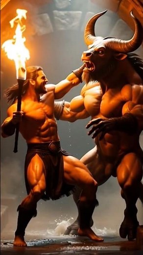 HERCULES vs The MINOTAUR: The Brutal Labyrinth Battle 🤯