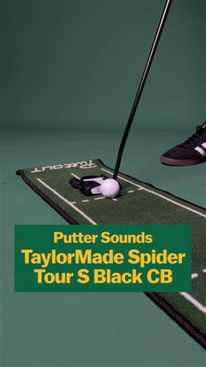 🔊⬆️ Sound up for this one! Listen to the satisfying sounds of the TaylorMade Spider Tour Black CB Putter! #TaylorMade #Putter #GolfLife #Golfing | GolfBox