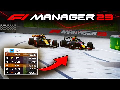 Racing the NEW LAYOUT Singapore GP - F1 Manager 23 Career