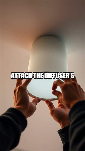 Soft Glow Makeover: Diffuser Driven Ceiling Light Upgrade for Solo Women