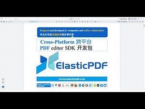 PDF Text Editing Solution Based on PDF.js – Pure Frontend SDK, Cross-Platform, Framework-Agnostic