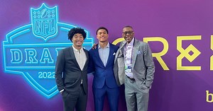 Derrek Hamilton, father of former Notre Dame safety Kyle Hamilton, recaps NFL Draft night