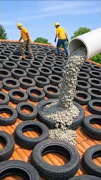 A Brilliant Invention by a Young Craftsman! Free Recycling Source from Old Tires😨😱