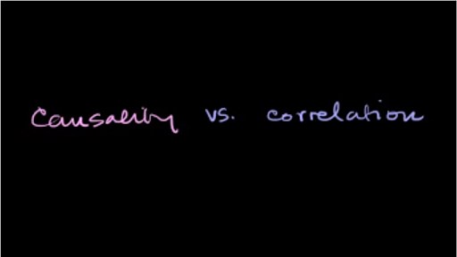 Correlation and causality