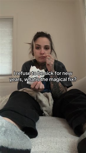 I have a cough and congestion, a heavy chest, stuffed nose, and lots of mucus. I need the magic fix because I can not be sick over new years. SOS help #sick #athome #remedies #congestion #doc | Sadie Riendeau