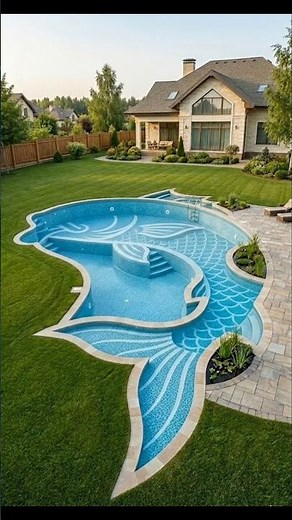 Transforming My Backyard into a Giant Koi Fish Pool! 🐠✨#garden #backyard #pond