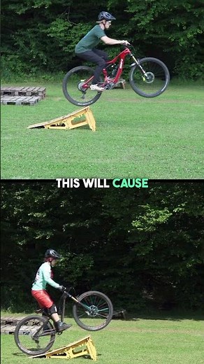 🚀 How to jump MTB hopper ramps without going OTB! #mtb