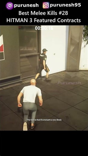 Best Melee Kills #28 🔥😎 HITMAN 3 Featured Contracts #shorts #gaming #hitman3 #hitmanwoa #action