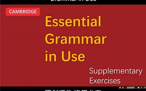 Essential Grammar in Use 初级 Unit 7 课件