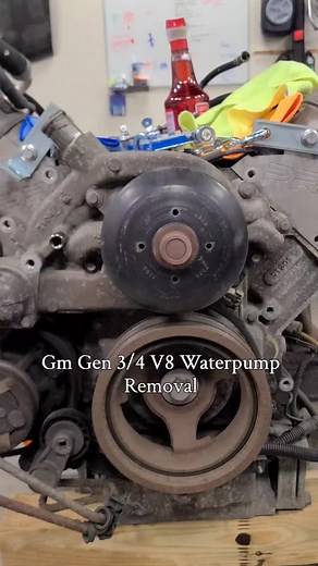 TBSS water pump removal. GM gen 3/4 water pump removal. (6) 10 mm bolts. #automotive #reelsinstagram #reels #restoration #foryou #chevy #mechanic #trailblazerss #technology #explore #explorepage #kobalttools #craftsmantools | Rob Walker
