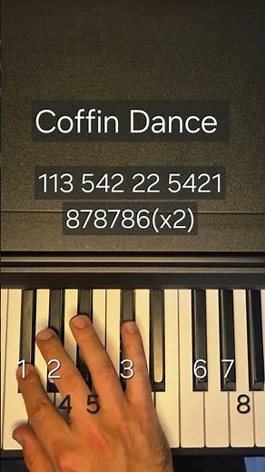 Coffin Dance ( SApiano ) #piano #pianotutorial #coffindance