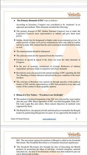 Class 8 history chapter 9 The making of national movement: 1870s- 1947 notes|Class 8 history Ch 9Q/A