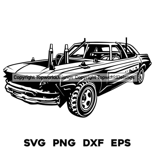 Demolition Derby Car SVG: Shirt Design, Sublimation (instant Download) - Etsy