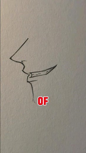 How to draw Mouth from side view || Jmarron