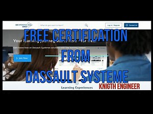 #FREE Certification Courses Of SOLIDWORK, CATIA ,etc. From Dassault Systeme | 3DEXPERIENCE | PART 1|