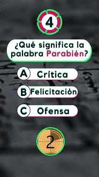 Examen de Vocabulario 🔤 #quiz #trivia #culturageneral #vocabulario #triviatricks #adivinanza #test
