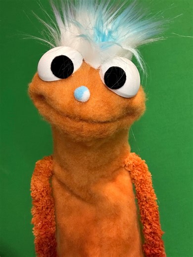 Puppet in Orange Small Fit. - Etsy