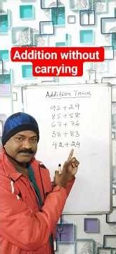 Add without Carrying 💥 @ Maths Mastery With Babu Sir