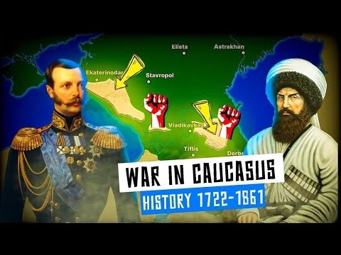 How did RUSSIA gain the CAUCASUS?