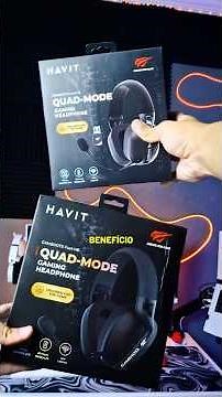 I bought two of the best value wireless headsets in Brazil to see which one is better: Havit Fuxi...