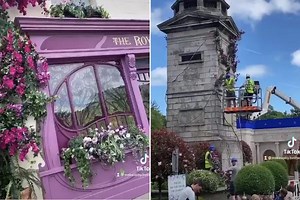 Disney's Disenchanted to begin filming tomorrow as entire town transformed