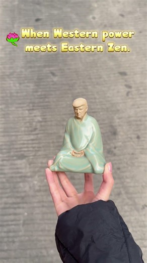 When Western power meets Eastern Zen. 🧘‍♂️🌏